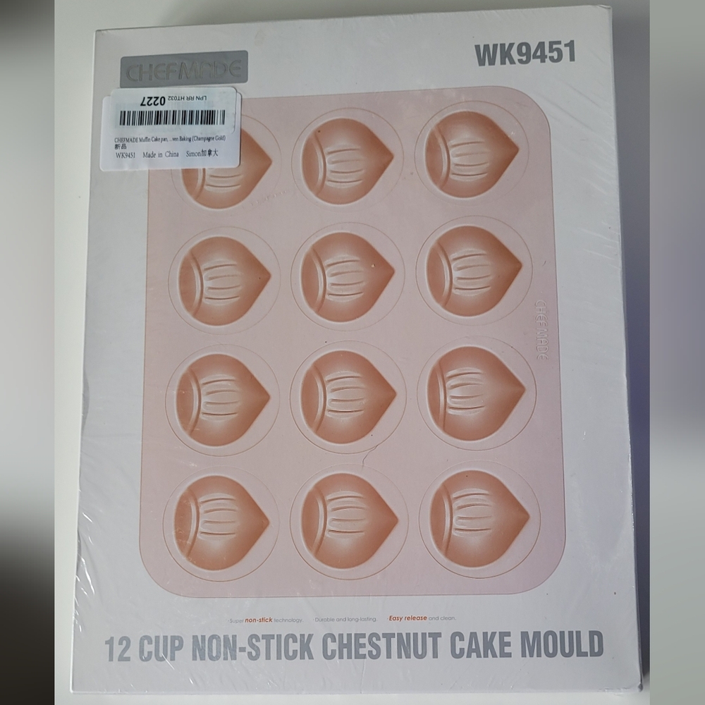 CHEFMADE 12 Cup Non-Stick Chestnut Cake Mould
